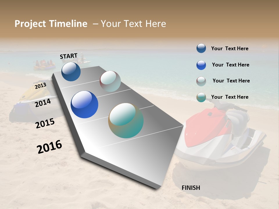 Rich Hot Shore PowerPoint Template