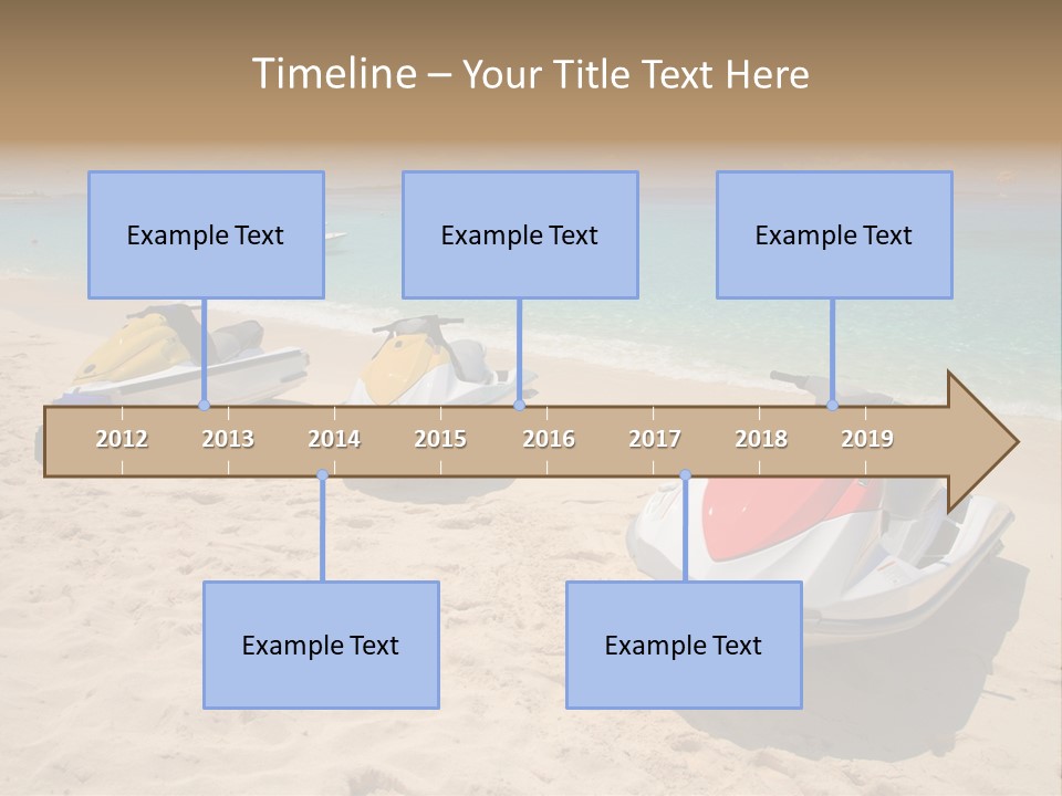 Rich Hot Shore PowerPoint Template