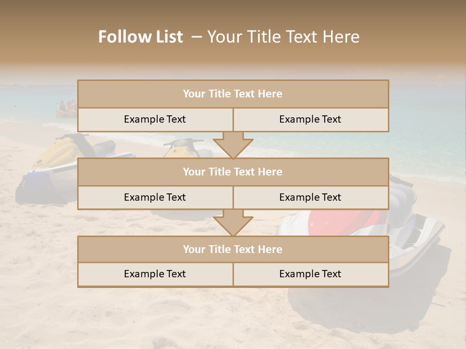 Rich Hot Shore PowerPoint Template