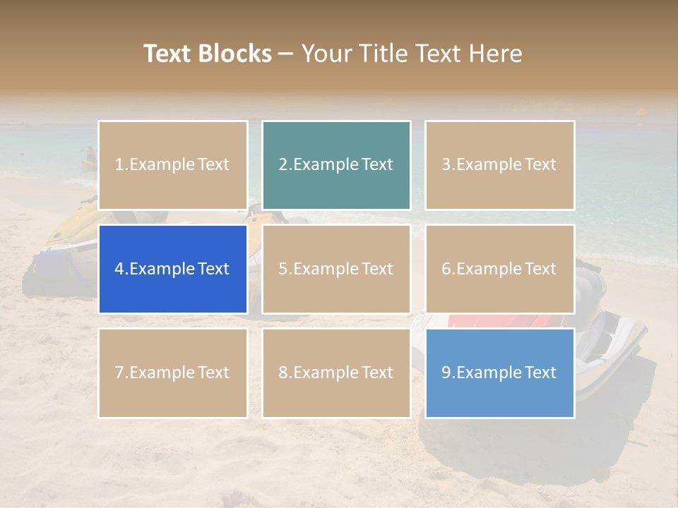 Rich Hot Shore PowerPoint Template