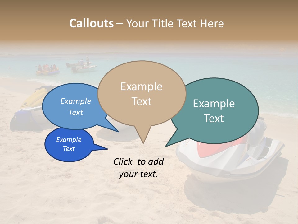 Rich Hot Shore PowerPoint Template