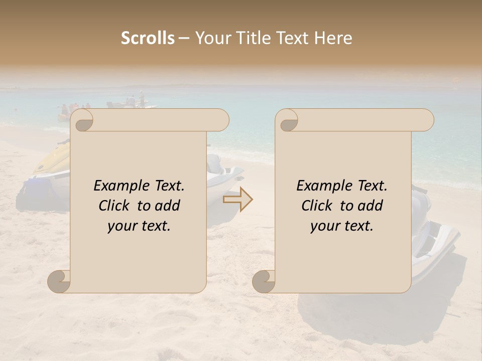Rich Hot Shore PowerPoint Template