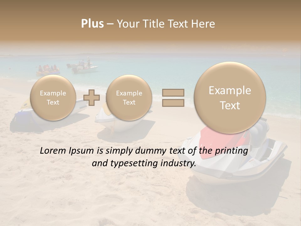 Rich Hot Shore PowerPoint Template