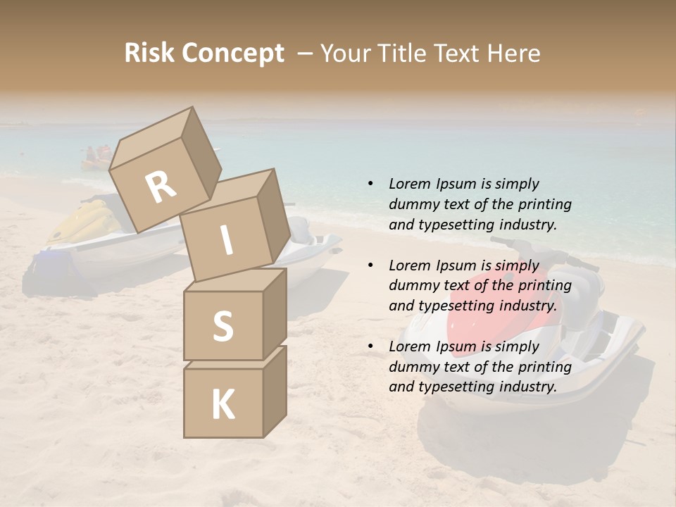 Rich Hot Shore PowerPoint Template