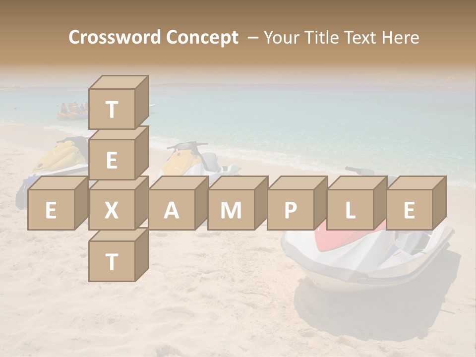 Rich Hot Shore PowerPoint Template