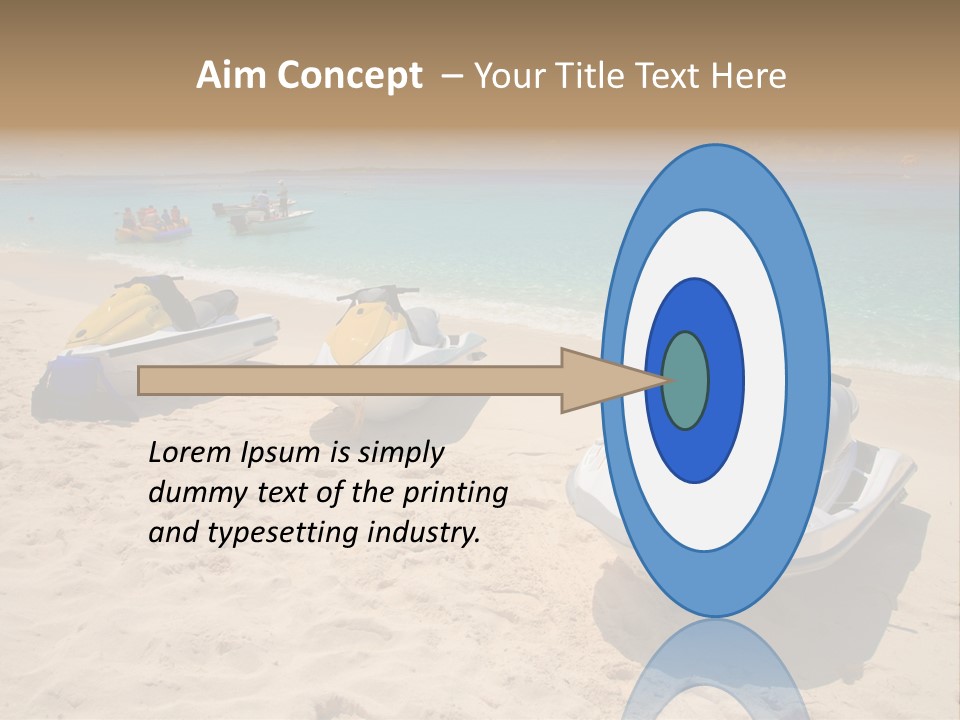 Rich Hot Shore PowerPoint Template