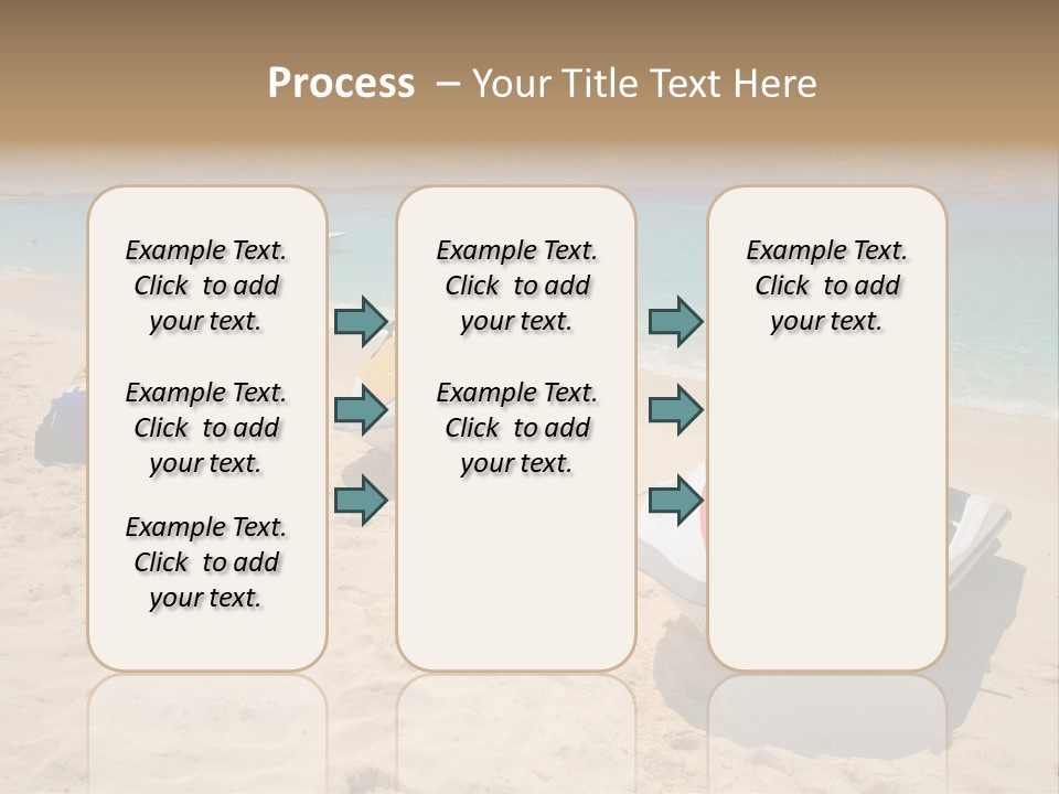 Rich Hot Shore PowerPoint Template