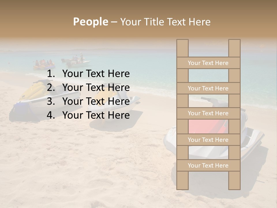 Rich Hot Shore PowerPoint Template