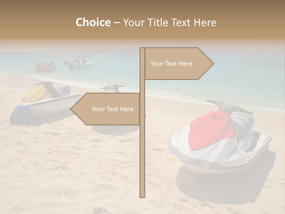 Rich Hot Shore PowerPoint Template