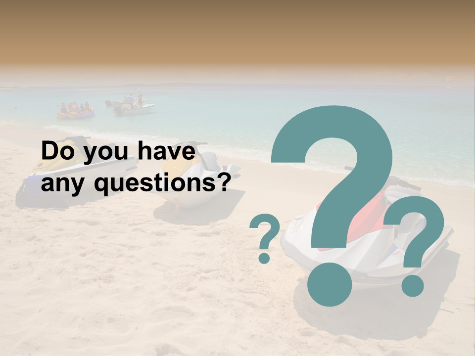 Rich Hot Shore PowerPoint Template