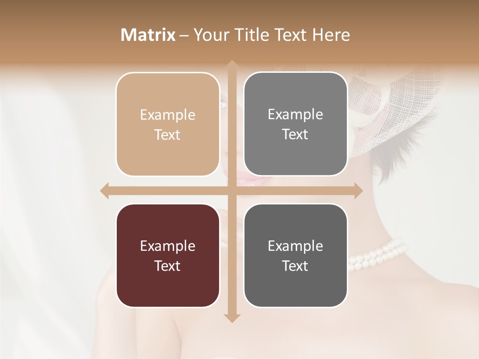 Lady Sensuality Happy PowerPoint Template