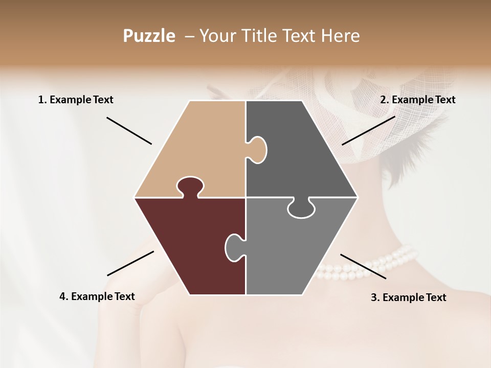 Lady Sensuality Happy PowerPoint Template