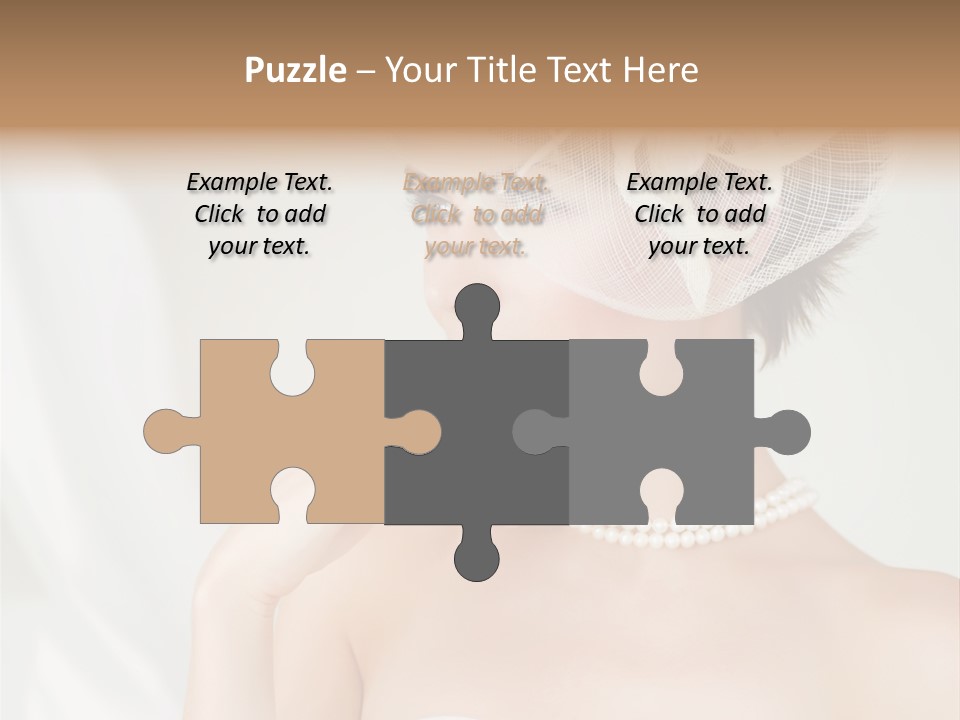 Lady Sensuality Happy PowerPoint Template