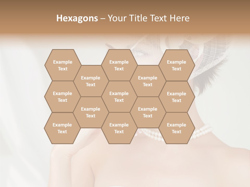 Lady Sensuality Happy PowerPoint Template