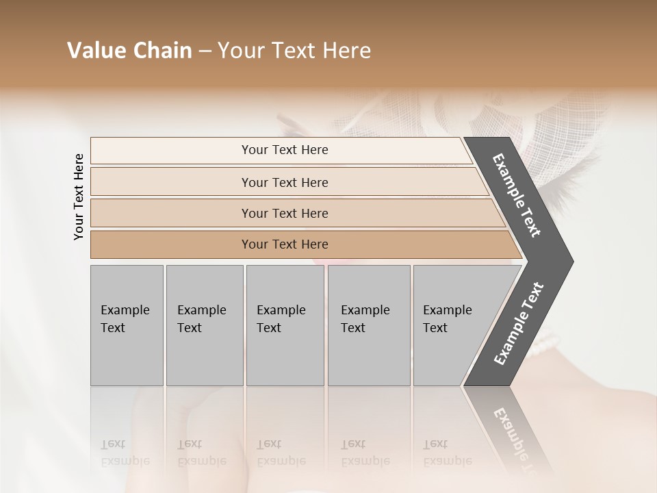 Lady Sensuality Happy PowerPoint Template