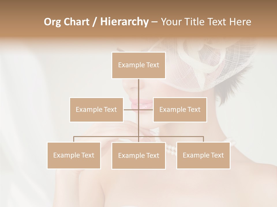 Lady Sensuality Happy PowerPoint Template