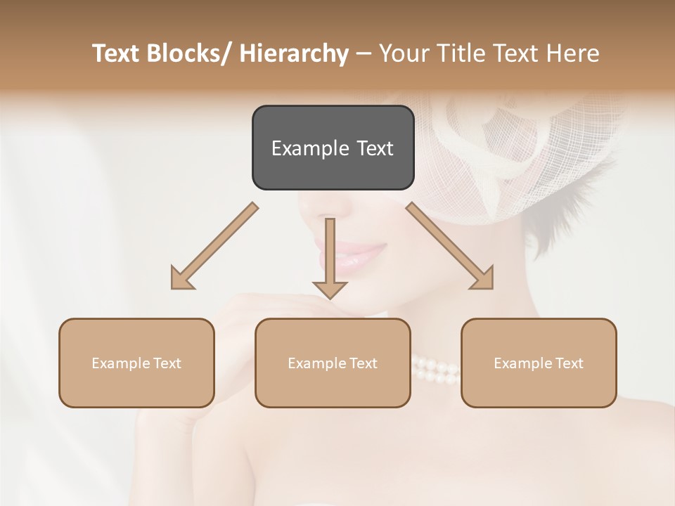 Lady Sensuality Happy PowerPoint Template