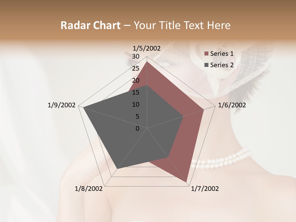 Lady Sensuality Happy PowerPoint Template