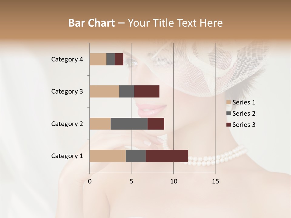 Lady Sensuality Happy PowerPoint Template