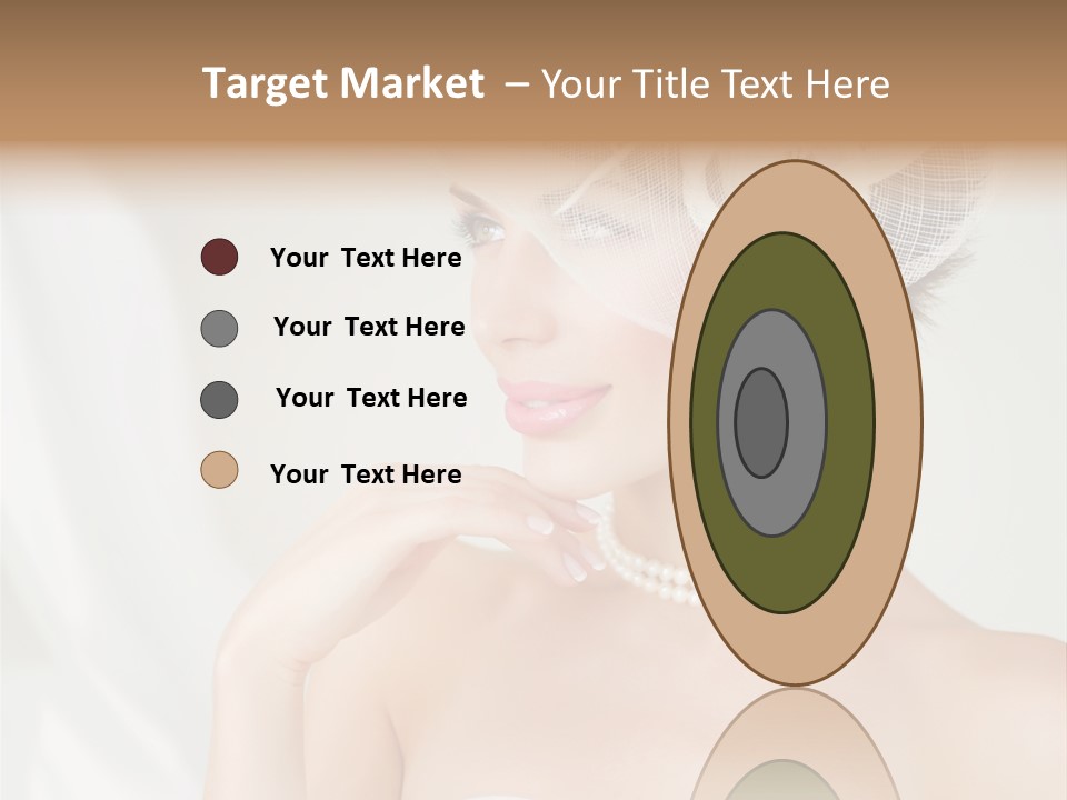 Lady Sensuality Happy PowerPoint Template