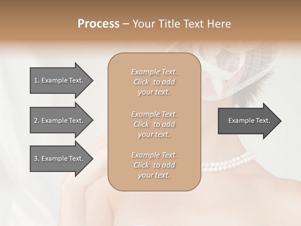 Lady Sensuality Happy PowerPoint Template