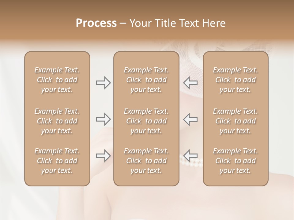 Lady Sensuality Happy PowerPoint Template