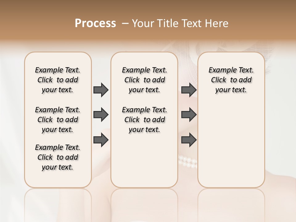 Lady Sensuality Happy PowerPoint Template