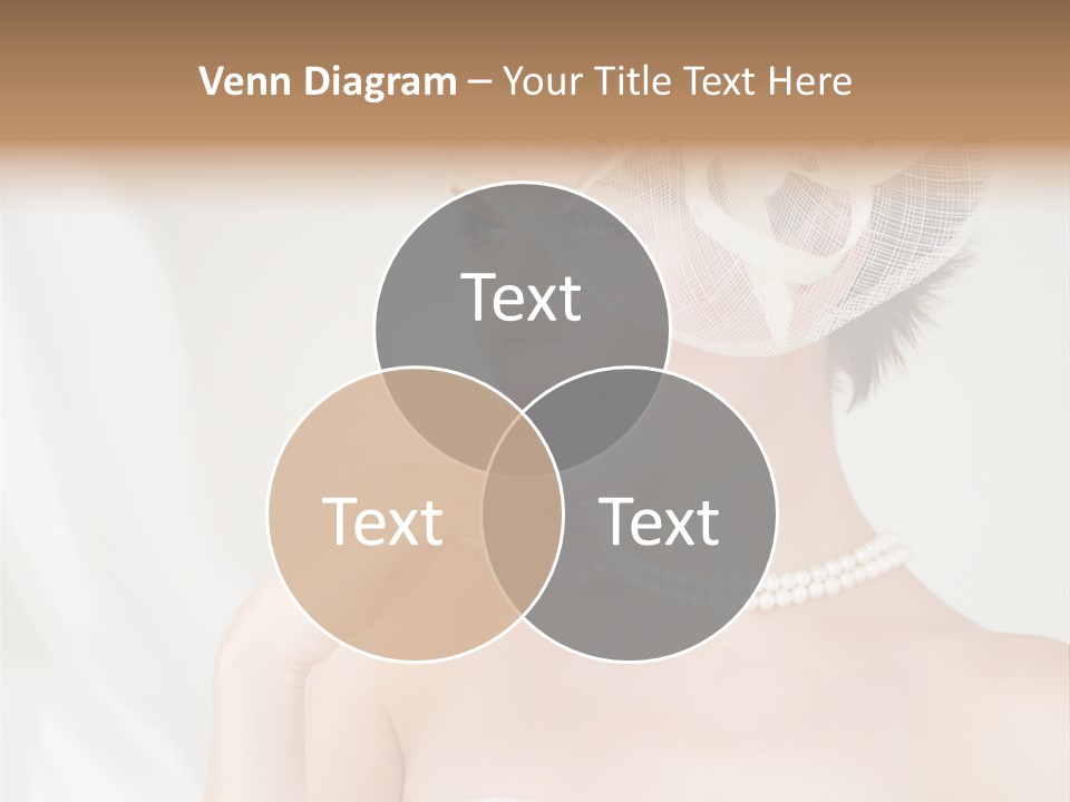 Lady Sensuality Happy PowerPoint Template