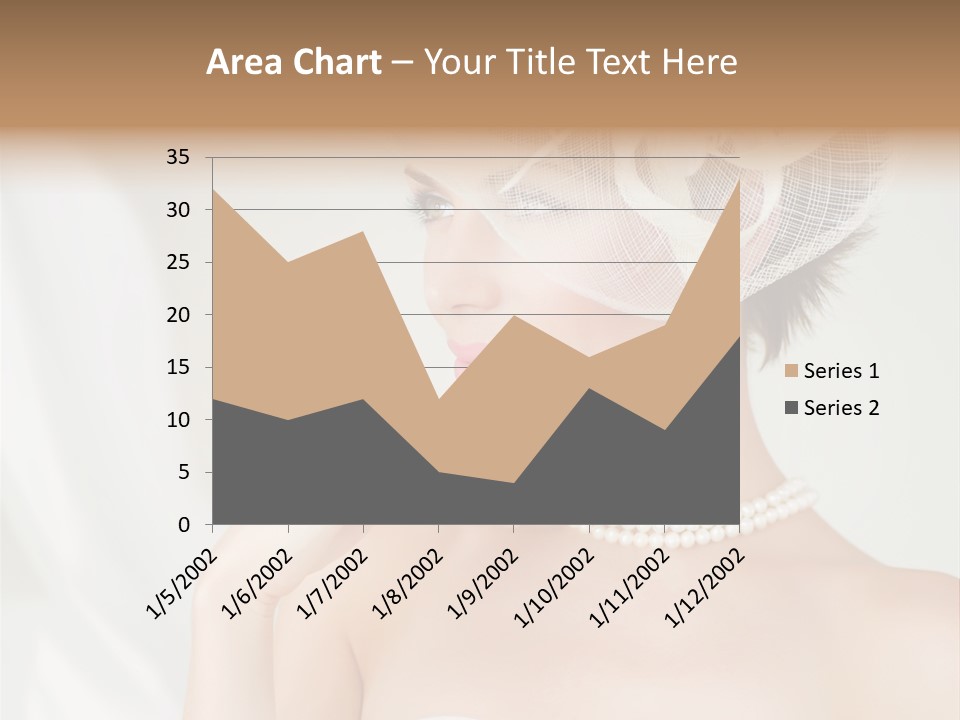 Lady Sensuality Happy PowerPoint Template