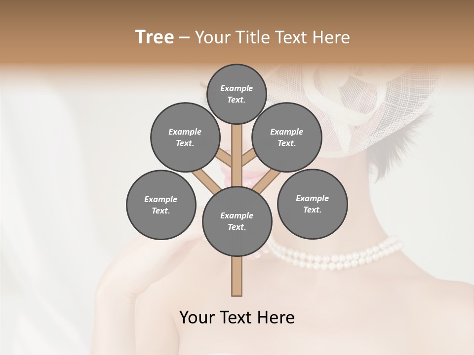 Lady Sensuality Happy PowerPoint Template