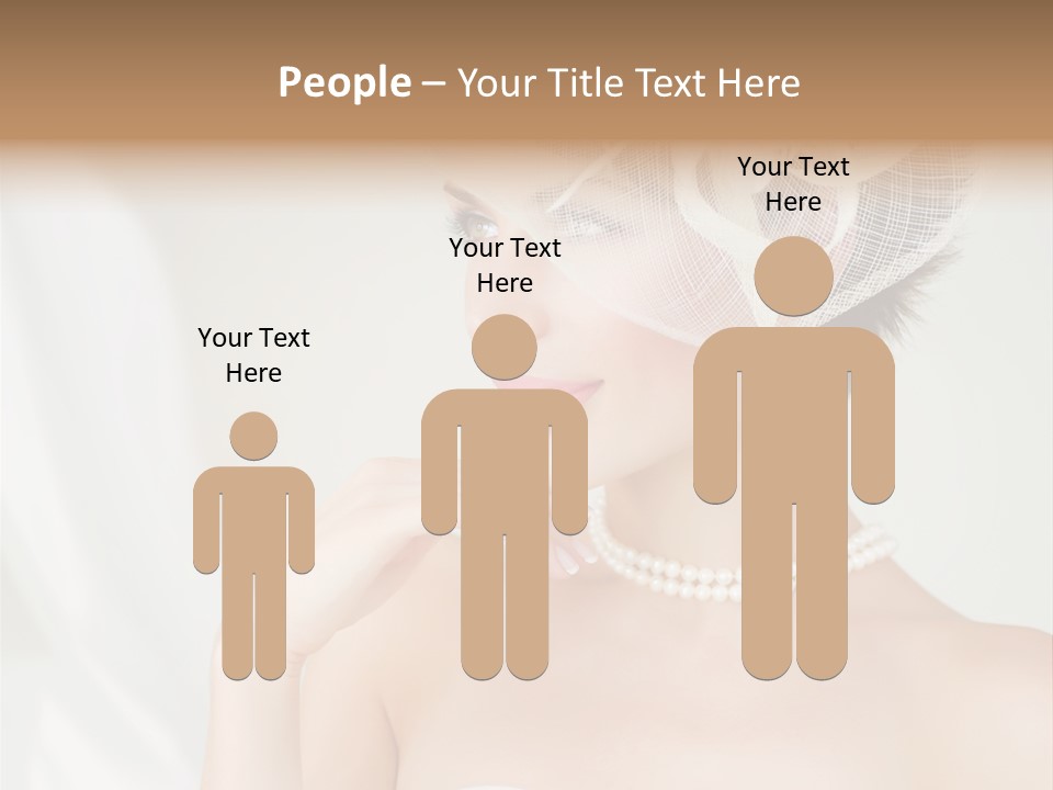 Lady Sensuality Happy PowerPoint Template