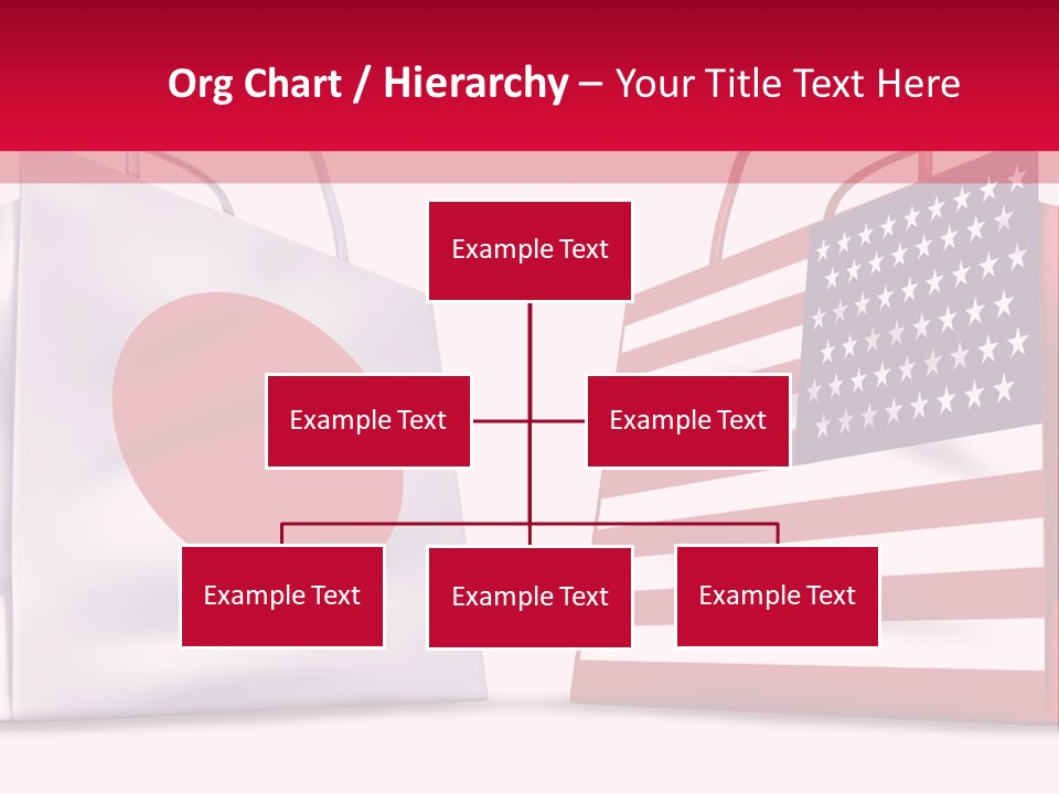 A Shopping Bag With The American Flag On It PowerPoint Template