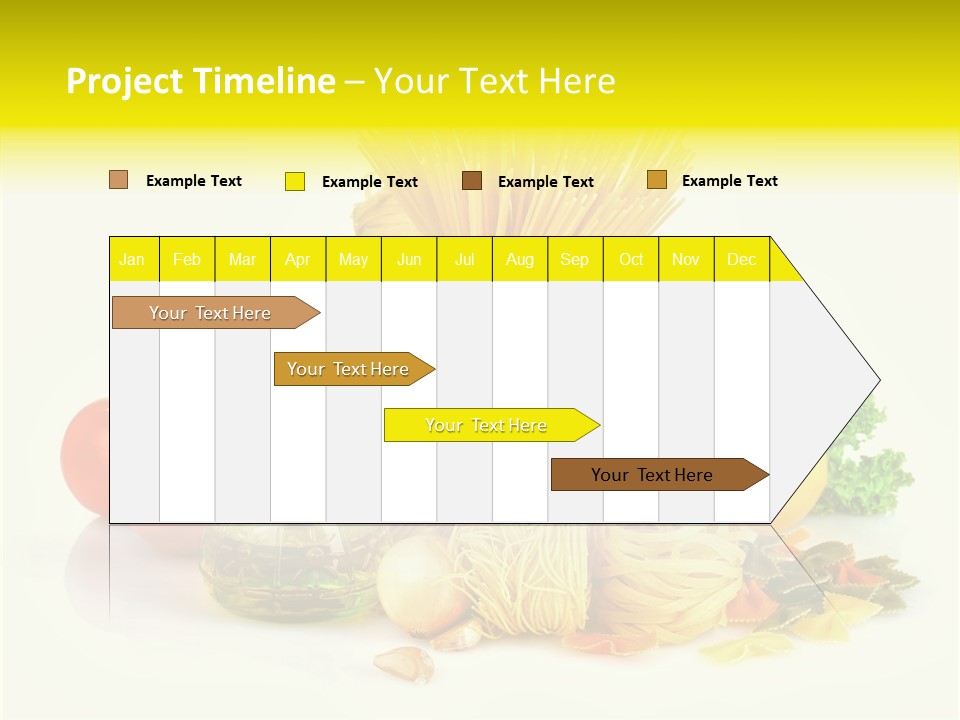 A Bunch Of Different Types Of Pasta And Vegetables PowerPoint Template
