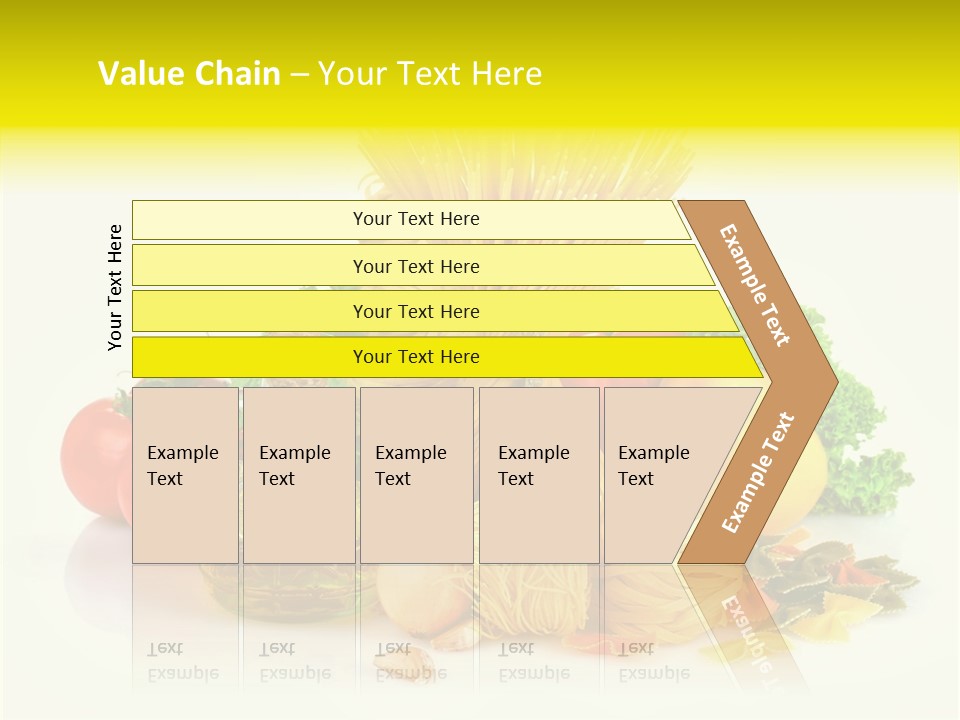 A Bunch Of Different Types Of Pasta And Vegetables PowerPoint Template