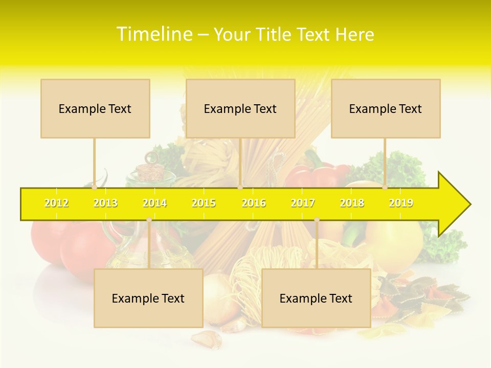 A Bunch Of Different Types Of Pasta And Vegetables PowerPoint Template