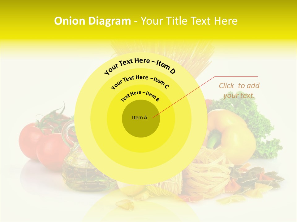 A Bunch Of Different Types Of Pasta And Vegetables PowerPoint Template