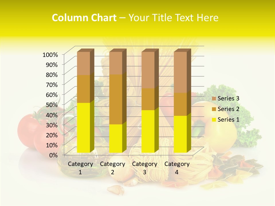 A Bunch Of Different Types Of Pasta And Vegetables PowerPoint Template