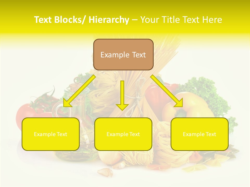 A Bunch Of Different Types Of Pasta And Vegetables PowerPoint Template