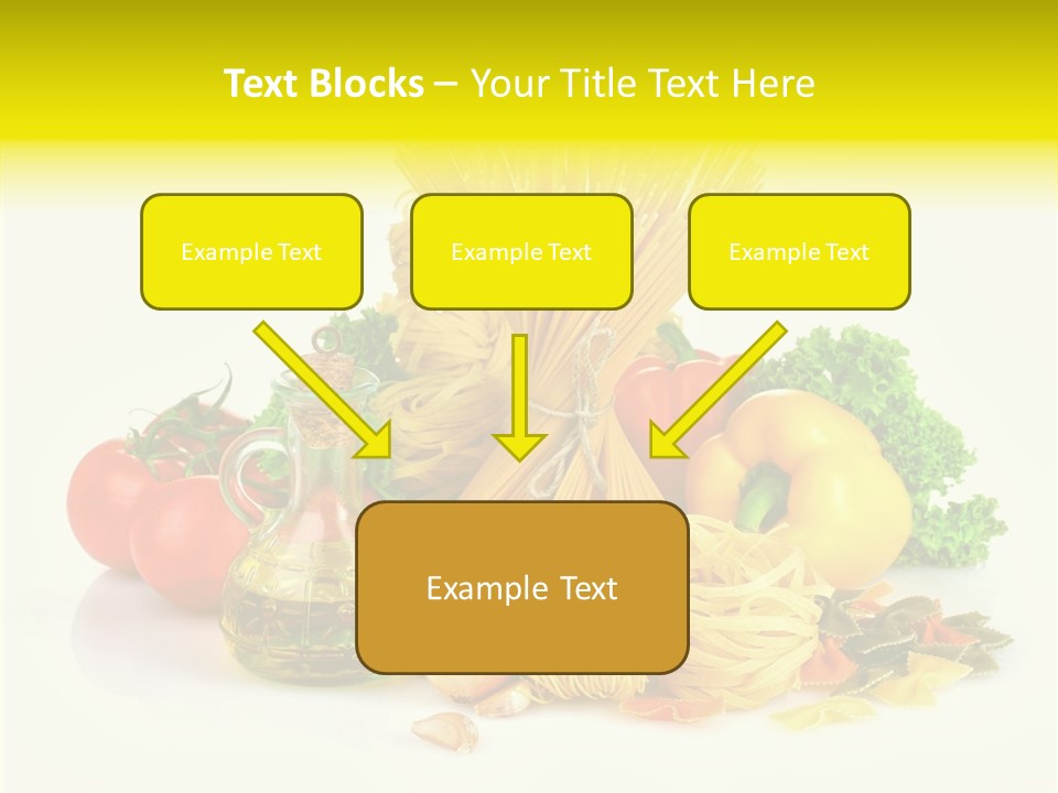 A Bunch Of Different Types Of Pasta And Vegetables PowerPoint Template