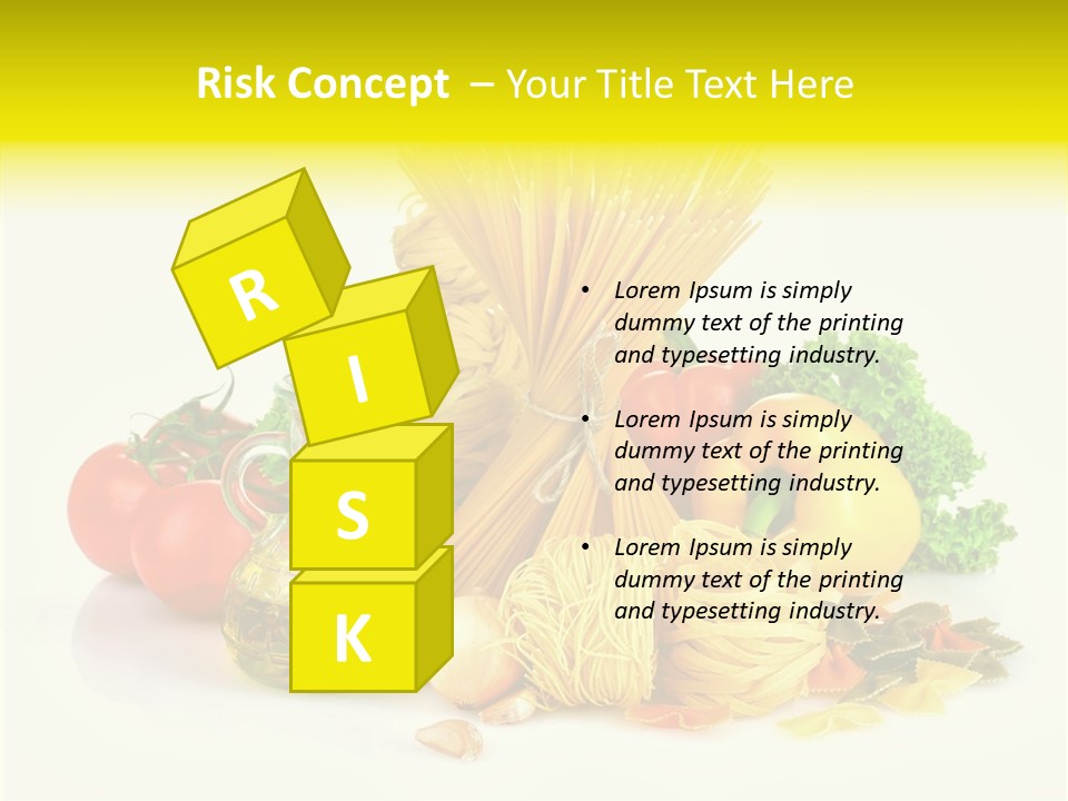 A Bunch Of Different Types Of Pasta And Vegetables PowerPoint Template