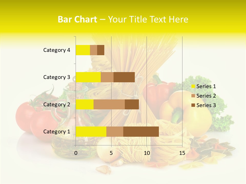 A Bunch Of Different Types Of Pasta And Vegetables PowerPoint Template