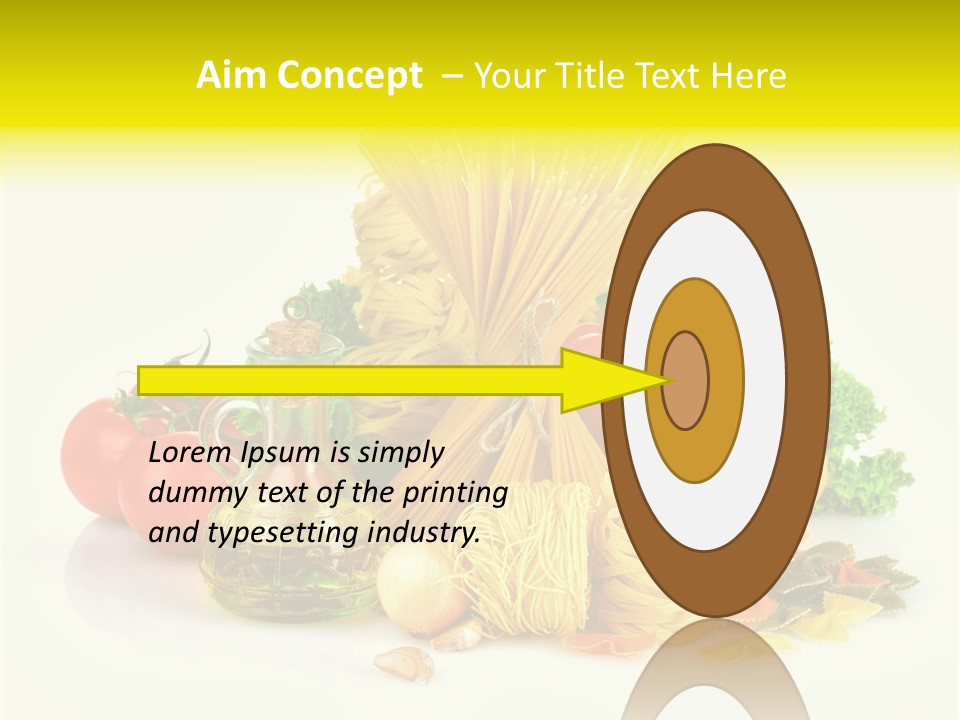 A Bunch Of Different Types Of Pasta And Vegetables PowerPoint Template