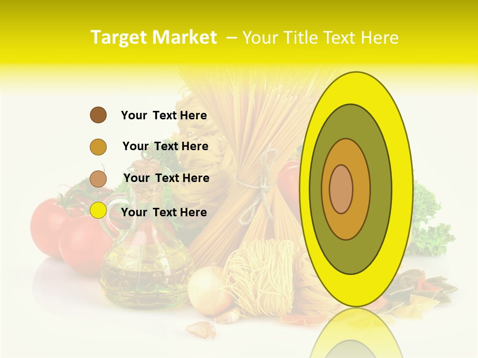 A Bunch Of Different Types Of Pasta And Vegetables PowerPoint Template