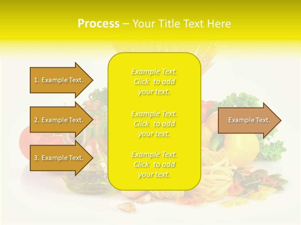 A Bunch Of Different Types Of Pasta And Vegetables PowerPoint Template