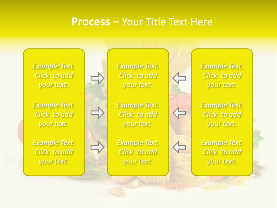 A Bunch Of Different Types Of Pasta And Vegetables PowerPoint Template