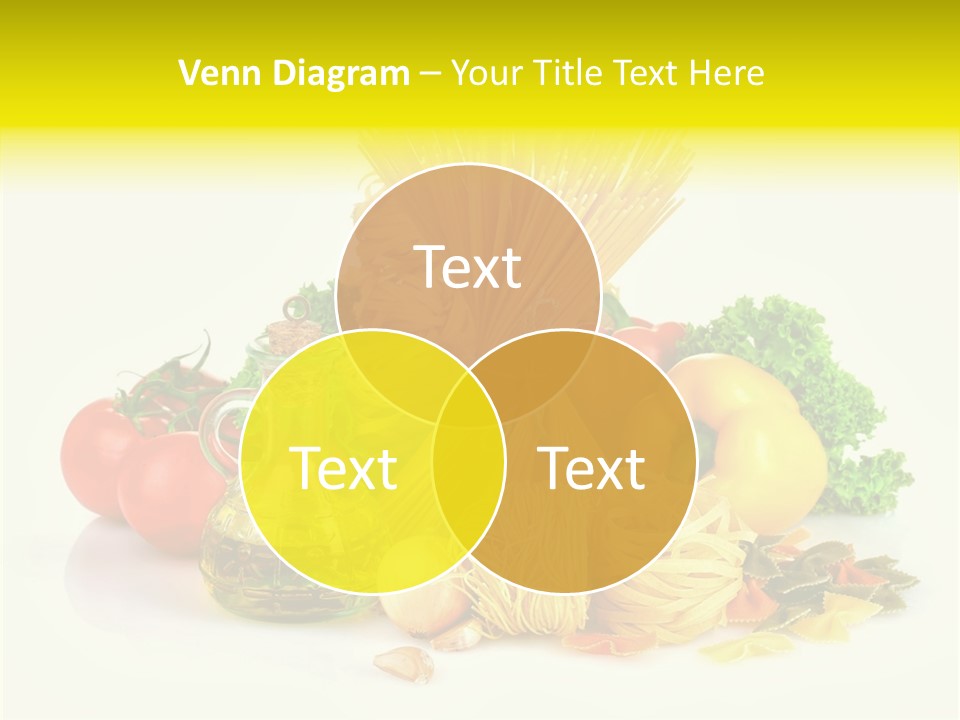 A Bunch Of Different Types Of Pasta And Vegetables PowerPoint Template