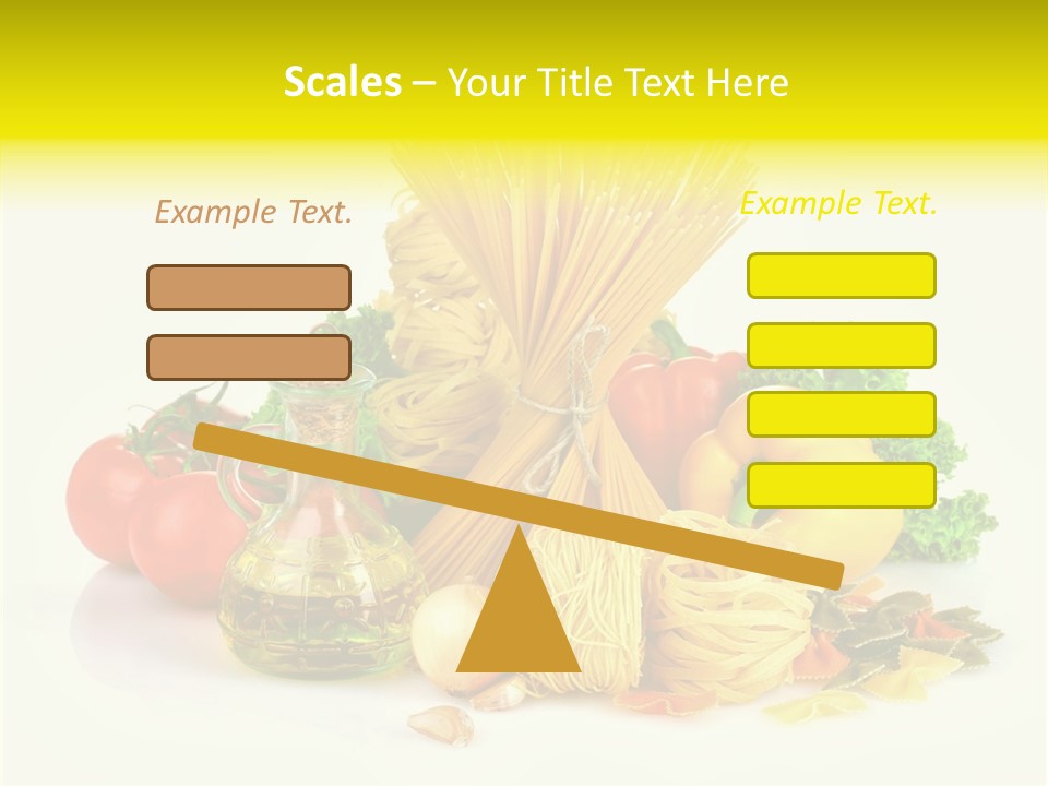 A Bunch Of Different Types Of Pasta And Vegetables PowerPoint Template
