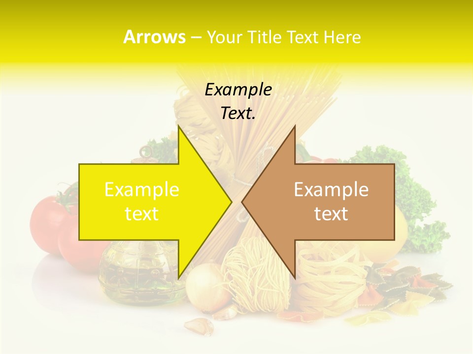 A Bunch Of Different Types Of Pasta And Vegetables PowerPoint Template