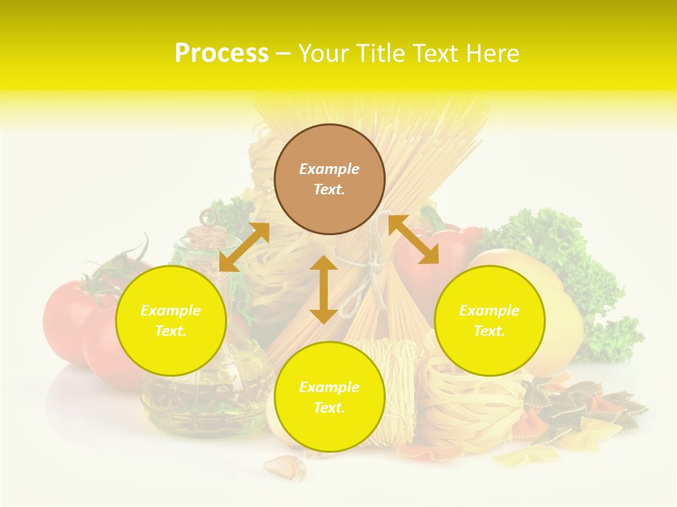 A Bunch Of Different Types Of Pasta And Vegetables PowerPoint Template