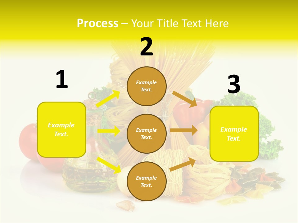 A Bunch Of Different Types Of Pasta And Vegetables PowerPoint Template